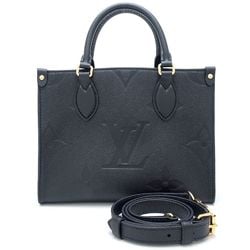 LOUIS VUITTON Louis Vuitton Monogram Empreinte On the Go PM M45653 2Way Bag Noir 351789