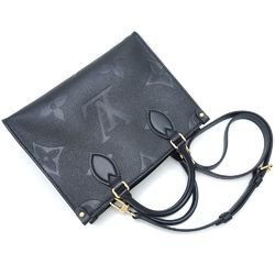 LOUIS VUITTON Louis Vuitton Monogram Empreinte On the Go PM M45653 2Way Bag Noir 351789