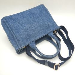 PRADA Prada Canapa 1BG439 Tote Bag Denim BLEU 252210