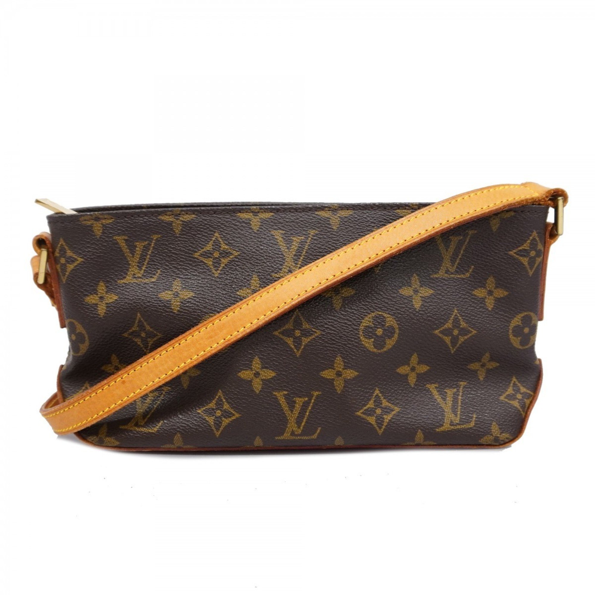 Louis Vuitton Shoulder Bag Monogram Trotter M51240 Brown Ladies