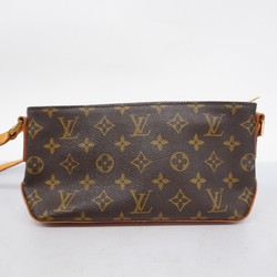 Louis Vuitton Shoulder Bag Monogram Trotter M51240 Brown Ladies