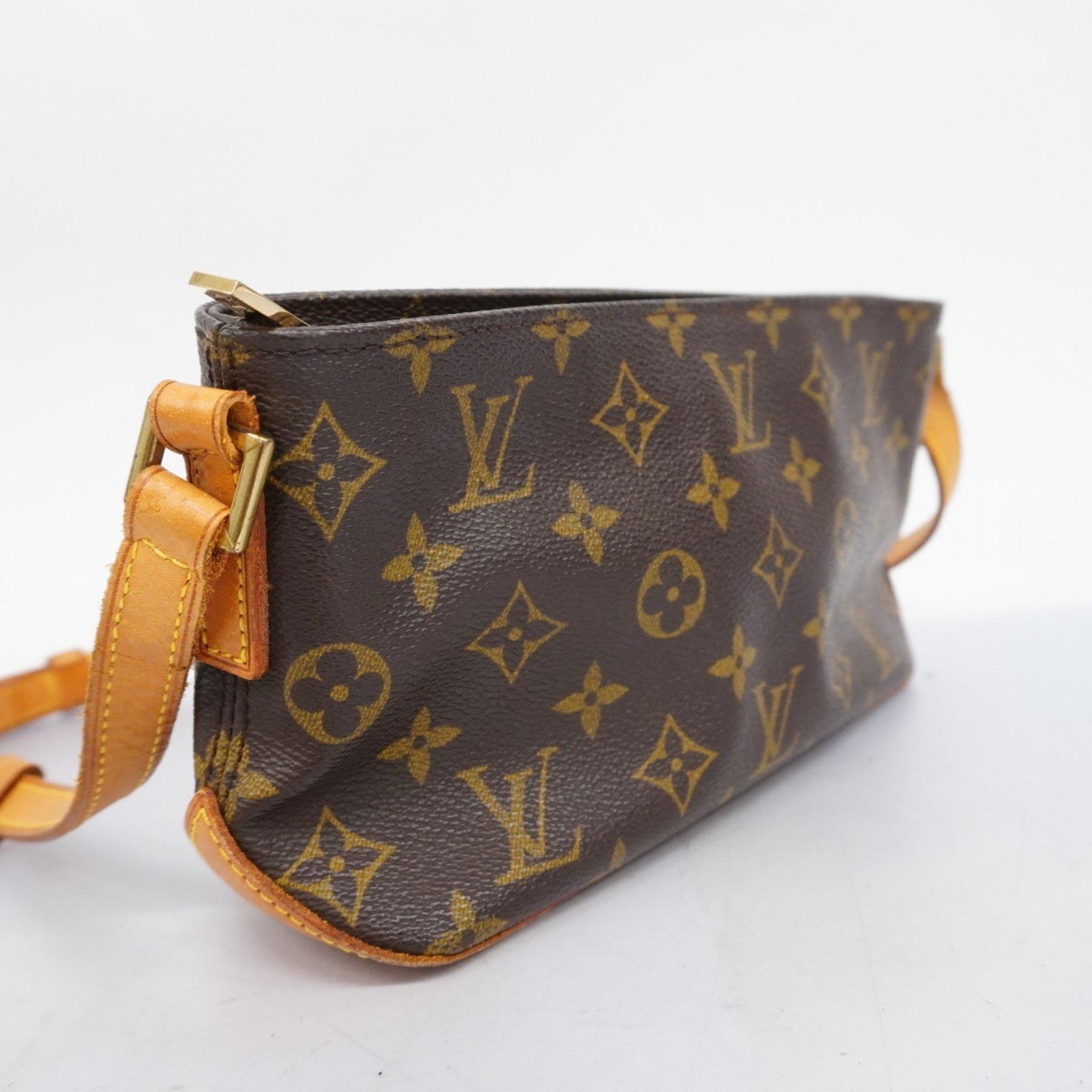 Louis Vuitton Shoulder Bag Monogram Trotter M51240 Brown Ladies