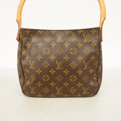 Louis Vuitton Shoulder Bag Monogram Looping MM M51146 Brown Women's