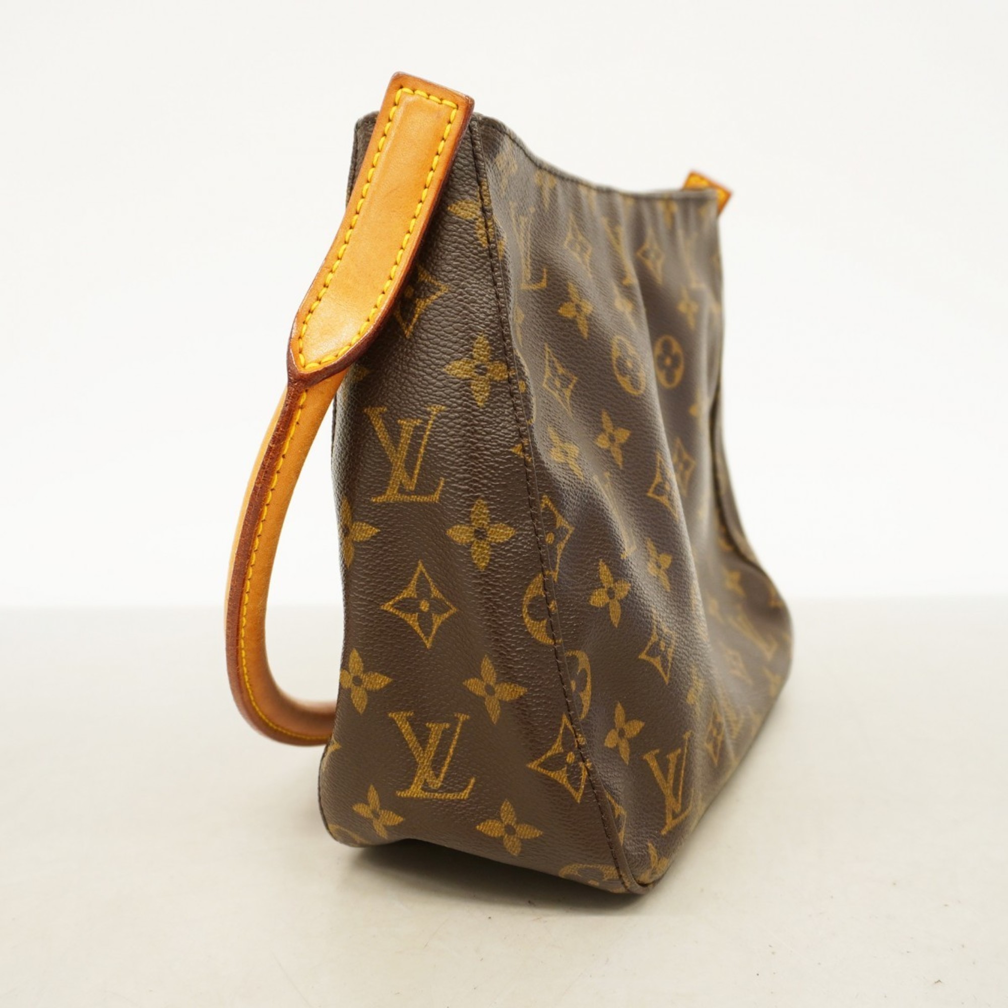 Louis Vuitton Shoulder Bag Monogram Looping MM M51146 Brown Women's