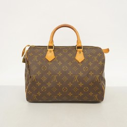 Louis Vuitton Handbag Monogram Speedy 30 M41108 Brown Ladies