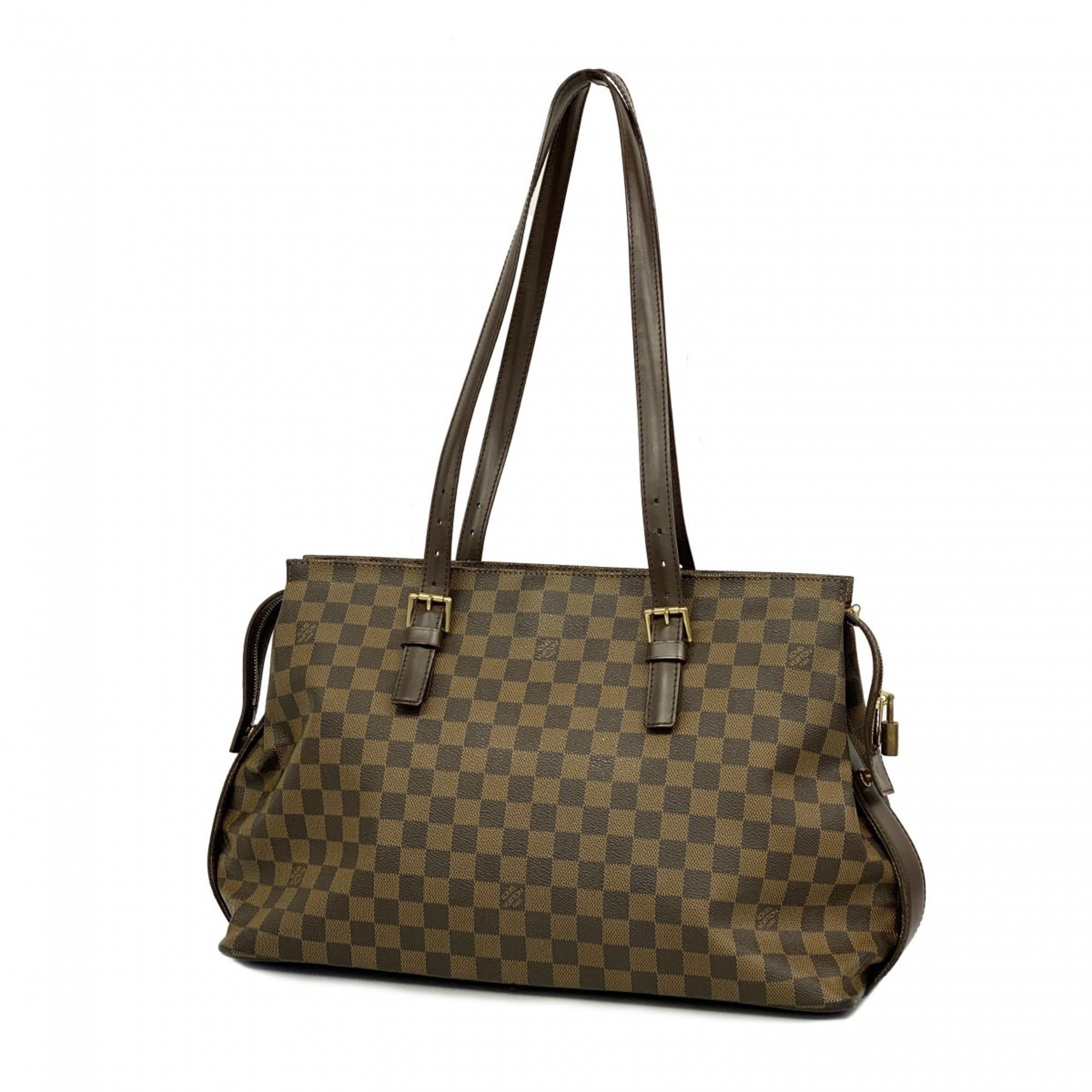 Louis Vuitton Shoulder Bag Damier Chelsea N51119 Ebene Ladies