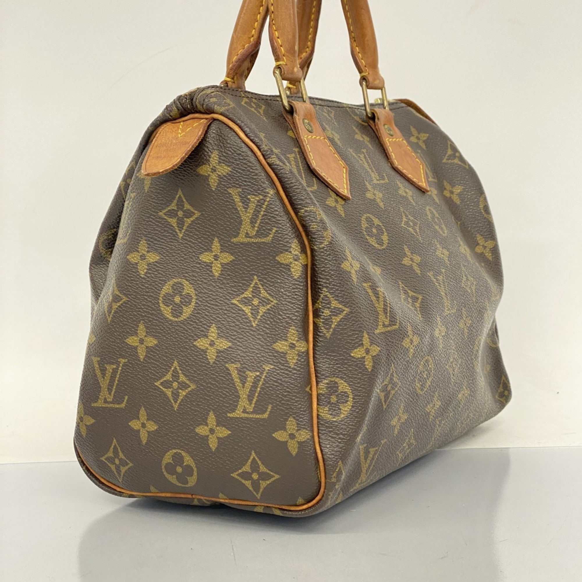 Louis Vuitton Handbag Monogram Speedy 25 M41109 Brown Ladies