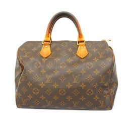 Louis Vuitton Handbag Monogram Speedy 30 M41108 Brown Ladies