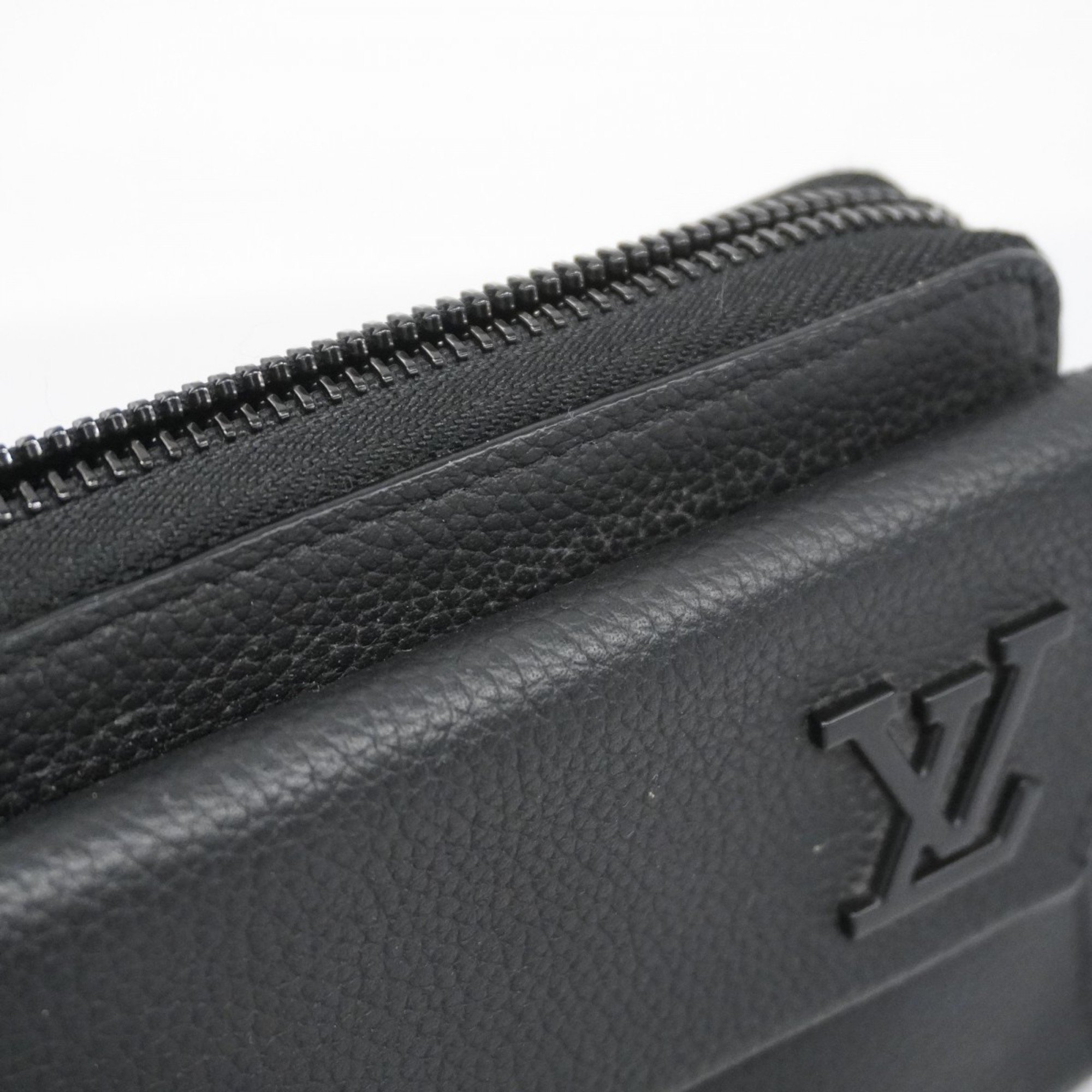 Louis Vuitton Long Wallet Aerogram Zippy M69831 Noir Men's