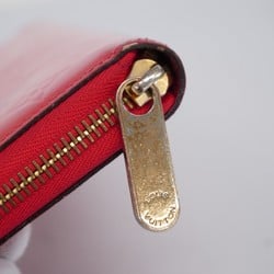 Louis Vuitton Long Wallet Vernis Zippy M93058 Hot Pink Ladies