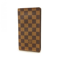 Louis Vuitton Long Wallet Damier Porte Carte Credit N60825 Ebene Men's Women's