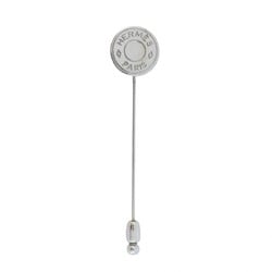 Hermes pin brooch serie metal silver men's women's