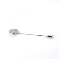 Hermes pin brooch serie metal silver men's women's