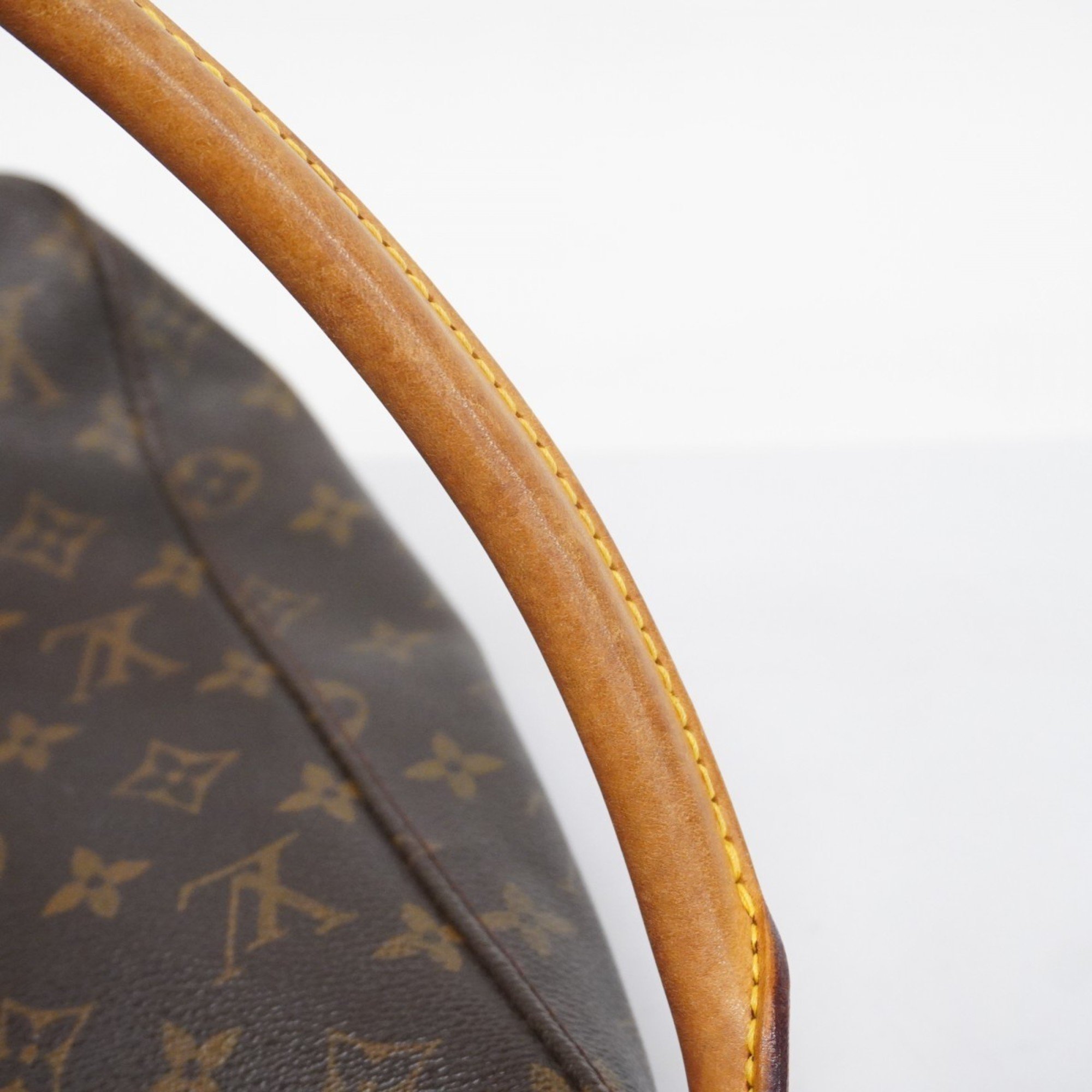 Louis Vuitton Shoulder Bag Monogram Looping GM M51145 Brown Ladies