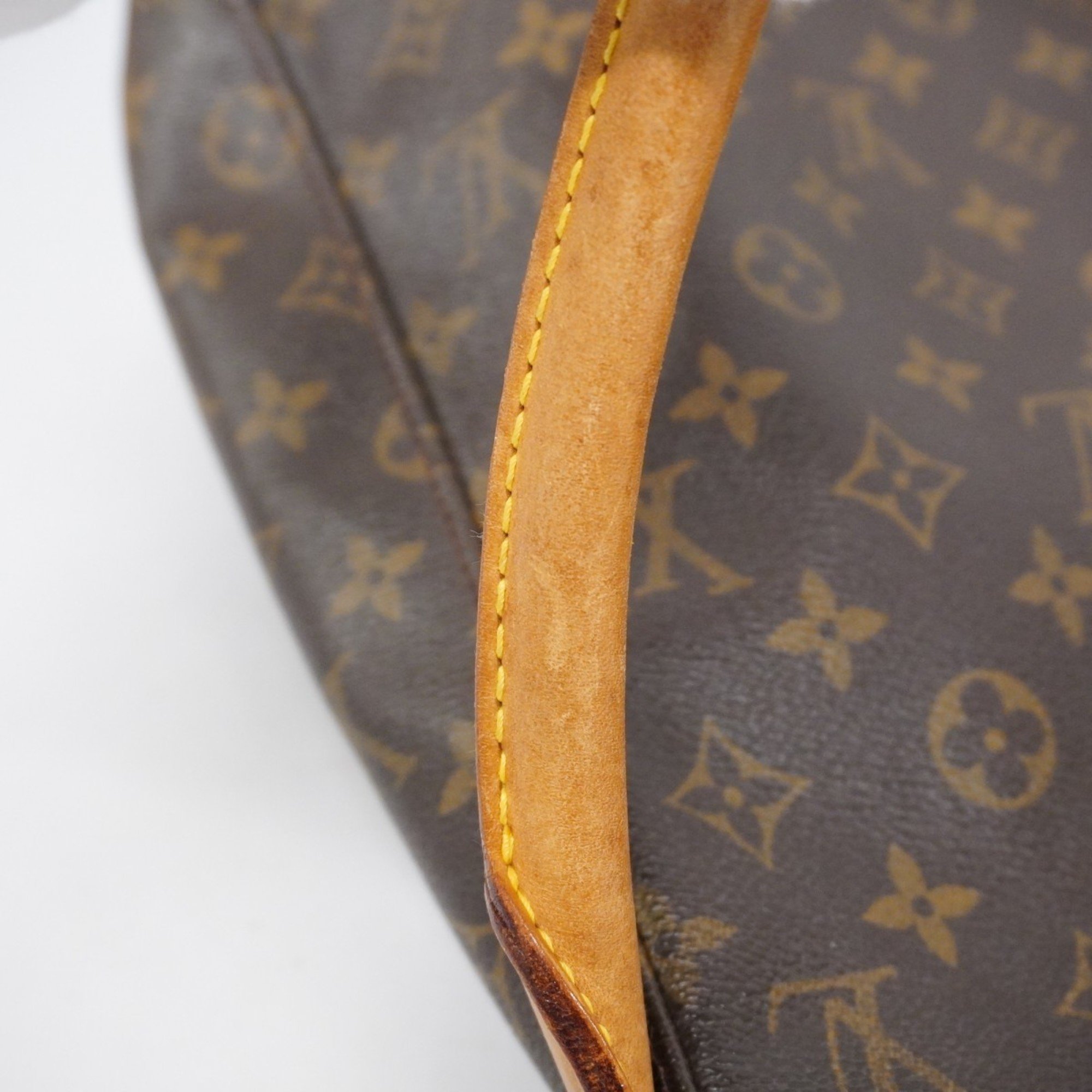 Louis Vuitton Shoulder Bag Monogram Looping GM M51145 Brown Ladies