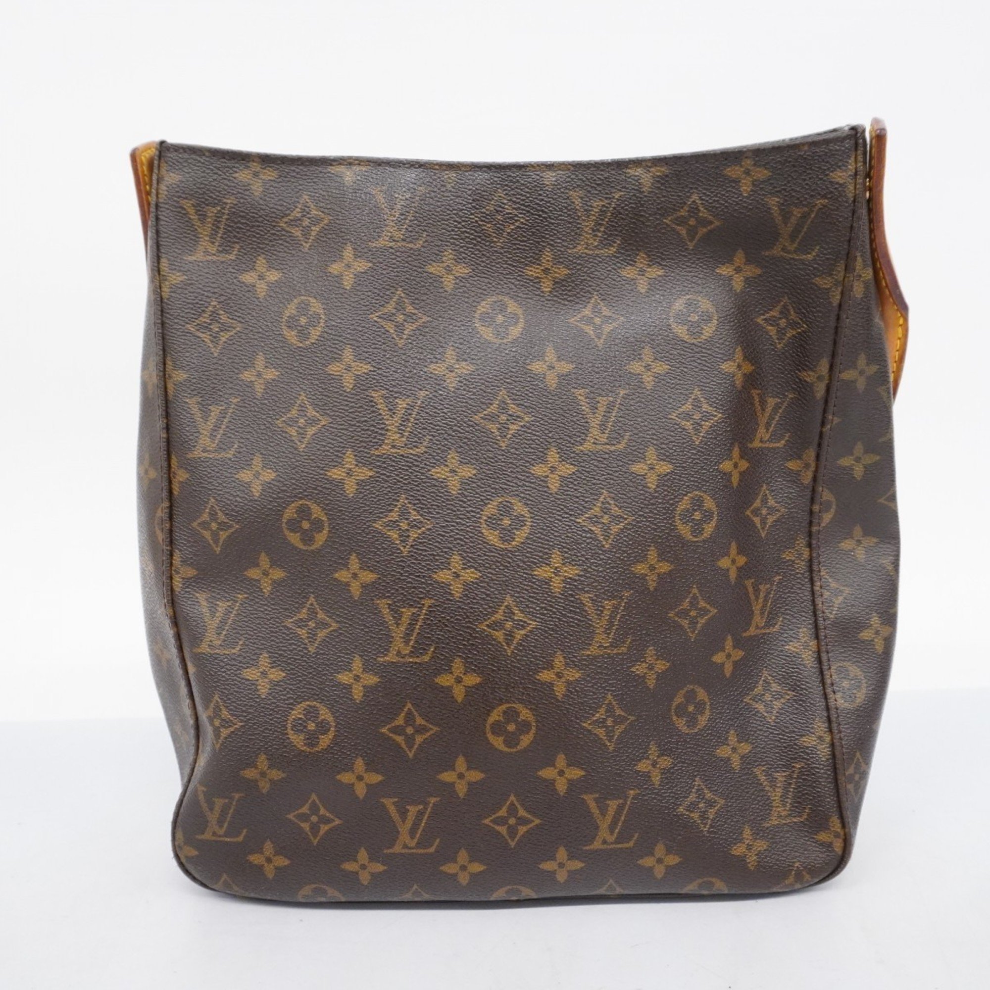 Louis Vuitton Shoulder Bag Monogram Looping GM M51145 Brown Ladies