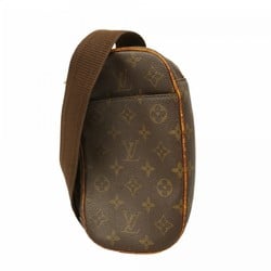 Louis Vuitton Body Bag Monogram Pochette Ganjou M51870 Brown Men's Women's