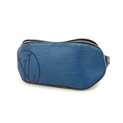 Louis Vuitton Body Bag Epi LV Circle Bum M53301 Blue Azure Men's