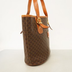 Celine Tote Bag Macadam Brown Women's