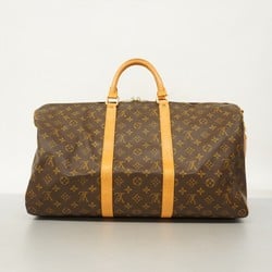 Louis Vuitton Boston Bag Monogram Keepall Bandouliere 50 M41416 Brown Men's Women's