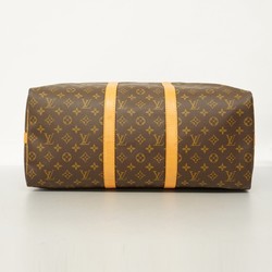 Louis Vuitton Boston Bag Monogram Keepall Bandouliere 50 M41416 Brown Men's Women's