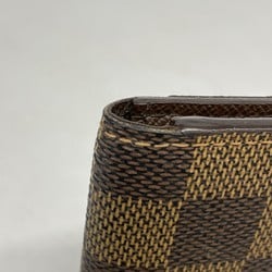 Louis Vuitton Business Card Holder/Card Case Damier Organizer de Poche N61721 Ebene Men's/Women's