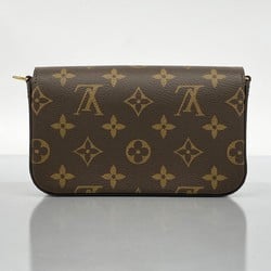 Louis Vuitton Shoulder Bag Monogram Multi Pochette Felicie M80091 Brown Khaki Ladies