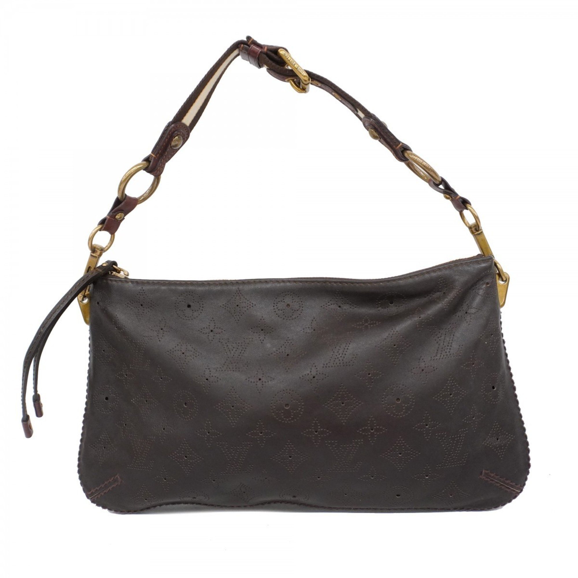 Louis Vuitton Shoulder Bag Onatacuir Pochette Onata M40002 Cacao Ladies