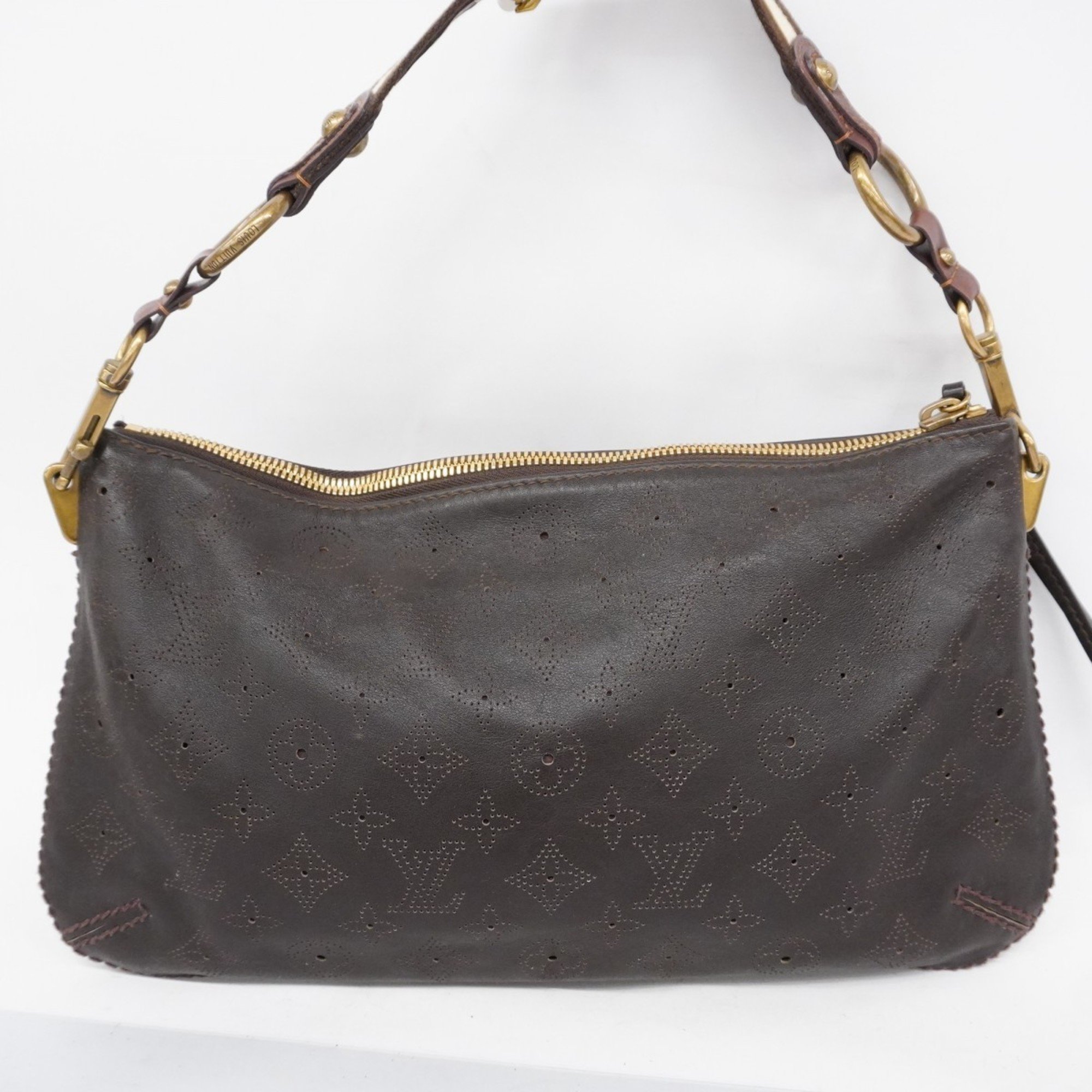 Louis Vuitton Shoulder Bag Onatacuir Pochette Onata M40002 Cacao Ladies