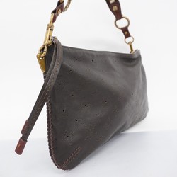 Louis Vuitton Shoulder Bag Onatacuir Pochette Onata M40002 Cacao Ladies