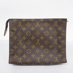 Louis Vuitton Pouch Monogram Pochette Toilette 26 M47542 Brown Women's