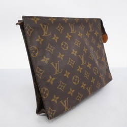 Louis Vuitton Pouch Monogram Pochette Toilette 26 M47542 Brown Women's