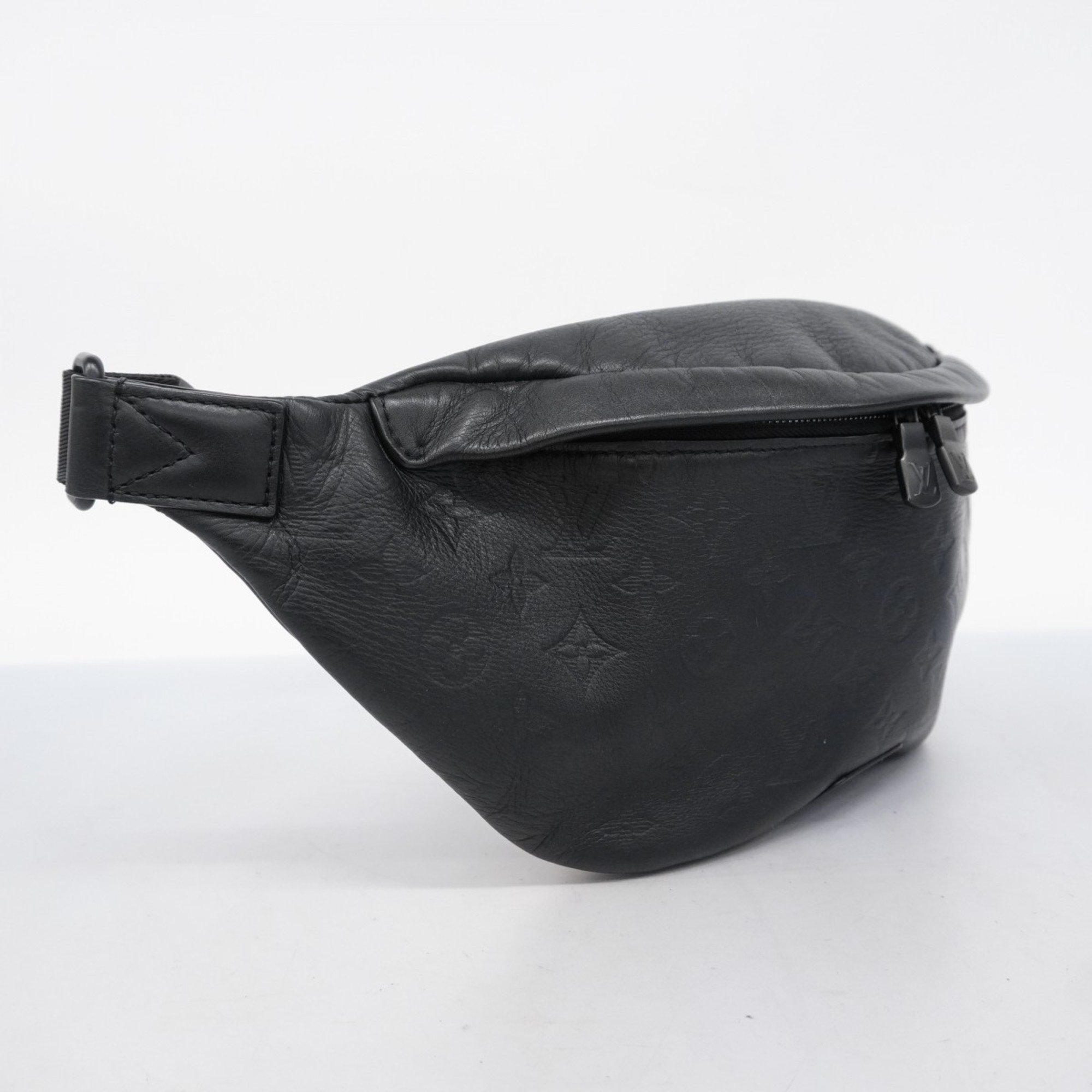 Louis Vuitton Waist Bag Monogram Shadow Discovery Bum M44388 Black Men's