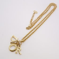 Christian Dior Necklace GP Plated Gold Ladies