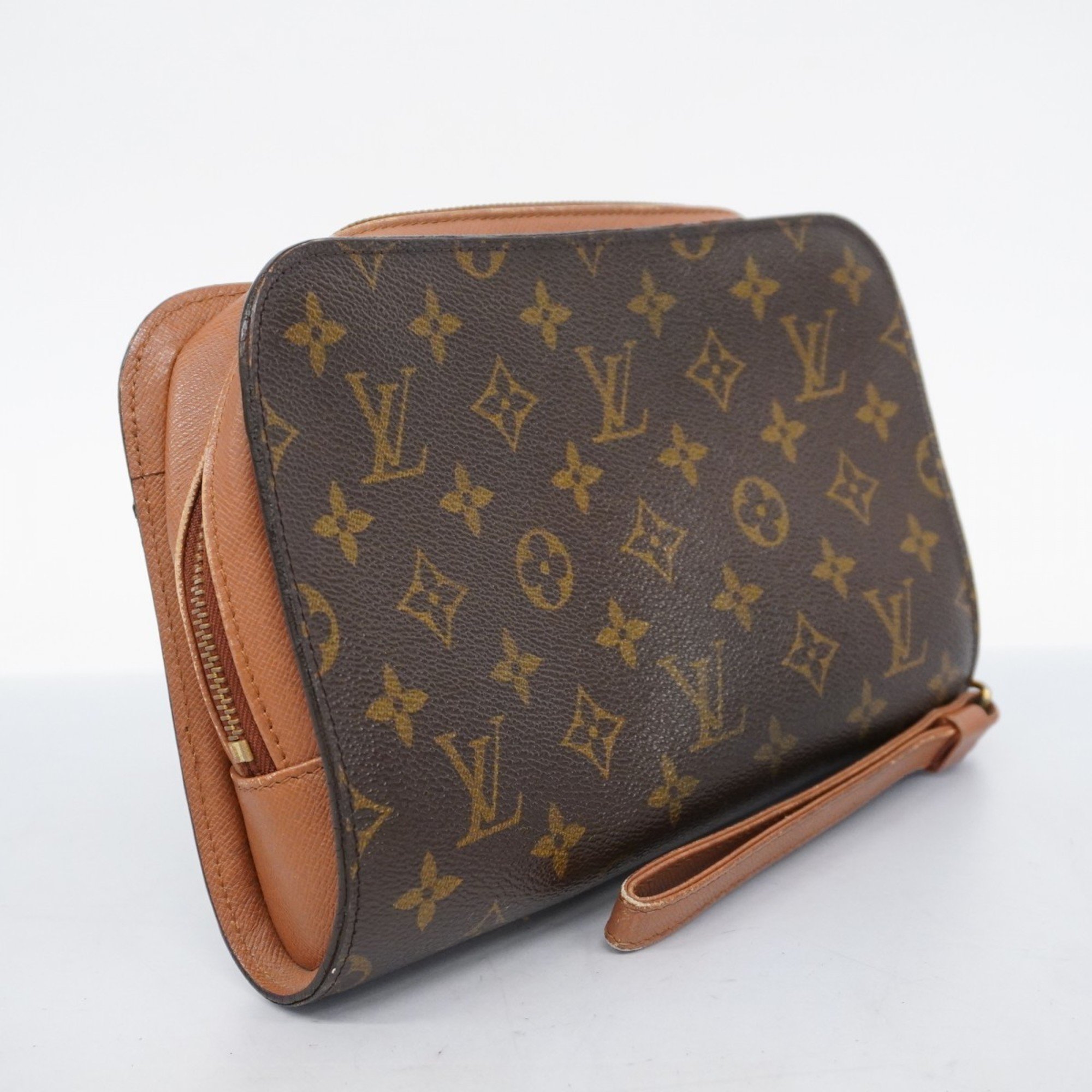 Louis Vuitton Clutch Bag Monogram Orsay M51790 Brown Men's