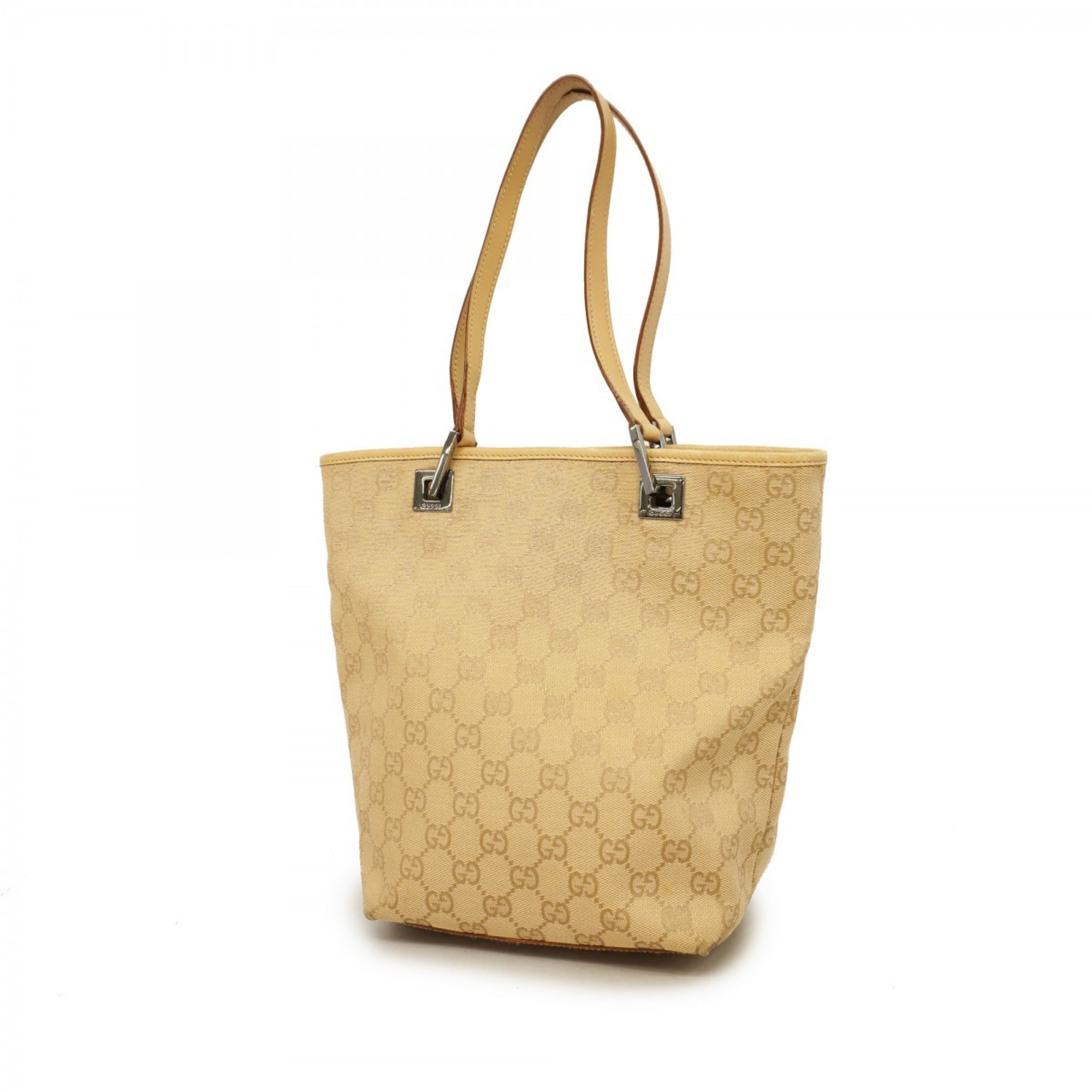 Gucci Tote Bag GG Canvas 31244 Beige Women's