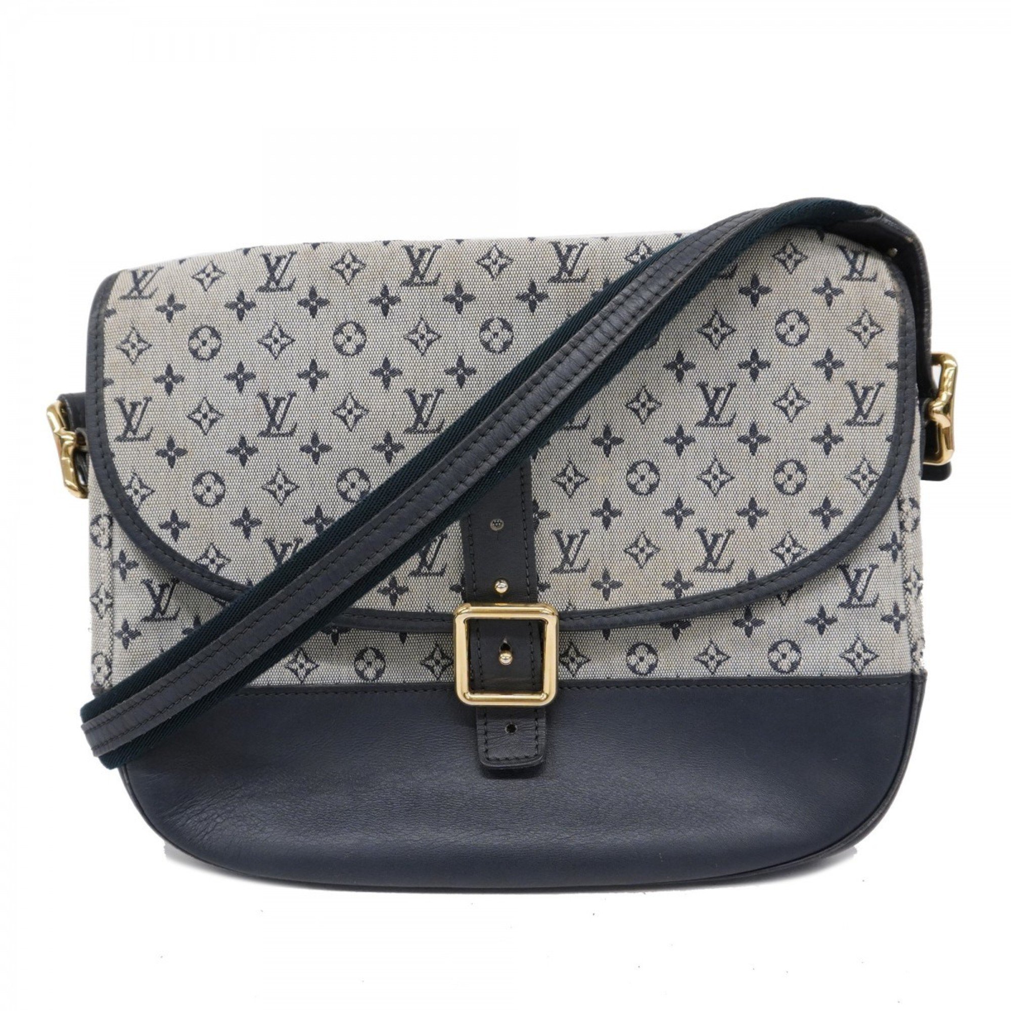 Louis Vuitton Shoulder Bag Monogram Belanger M92670 Blue Ladies