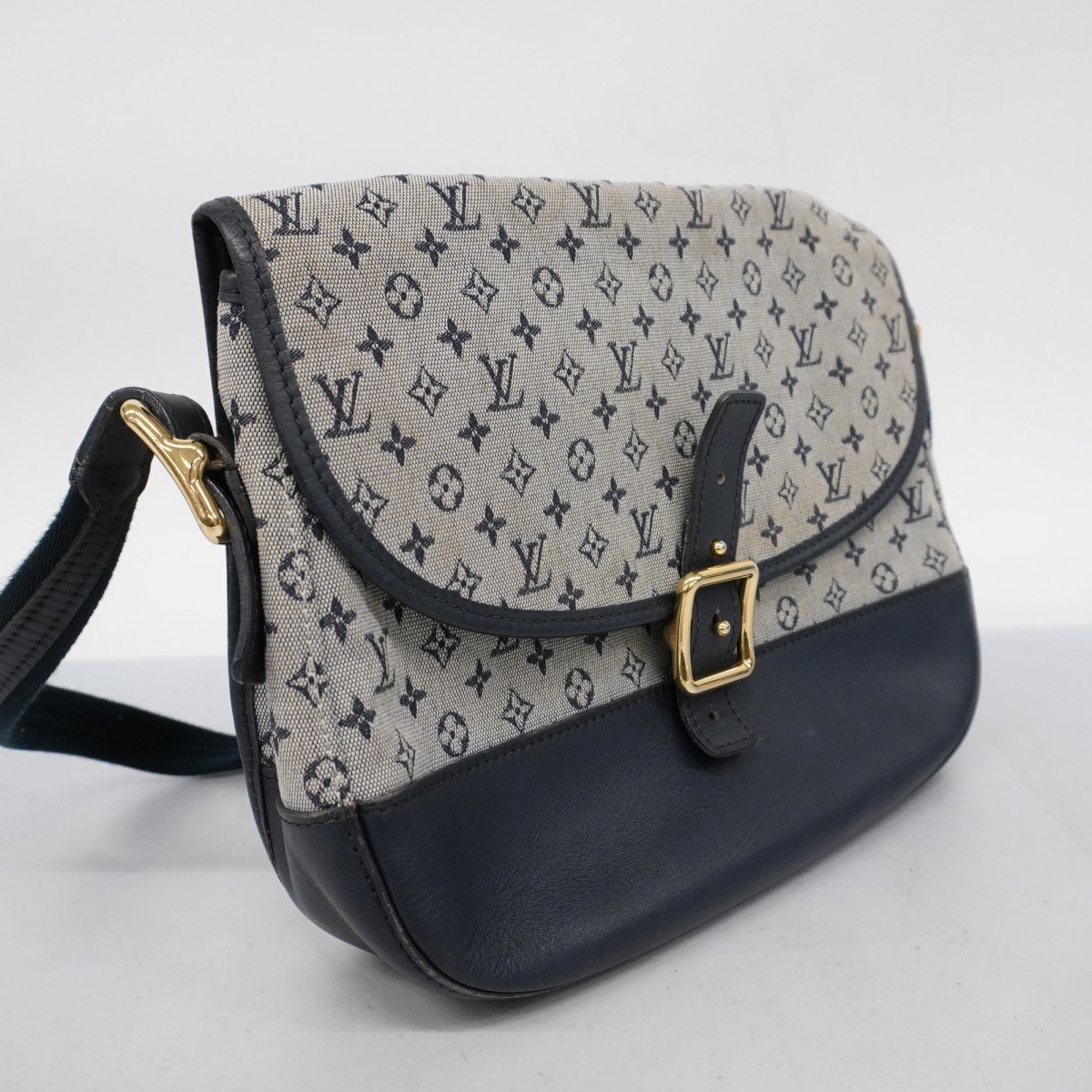 Louis Vuitton Shoulder Bag Monogram Belanger M92670 Blue Ladies