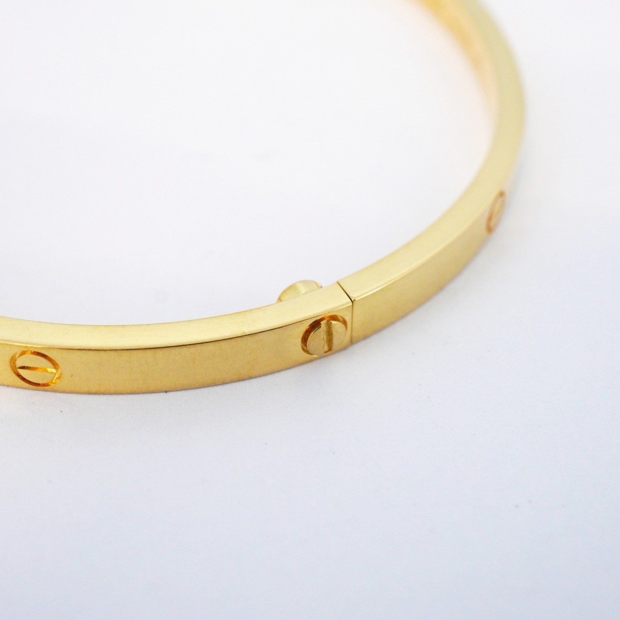 Cartier Bangle Love Bracelet K18YG Yellow Gold Men's Women's