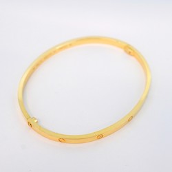 Cartier Bangle Love Bracelet K18YG Yellow Gold Men's Women's