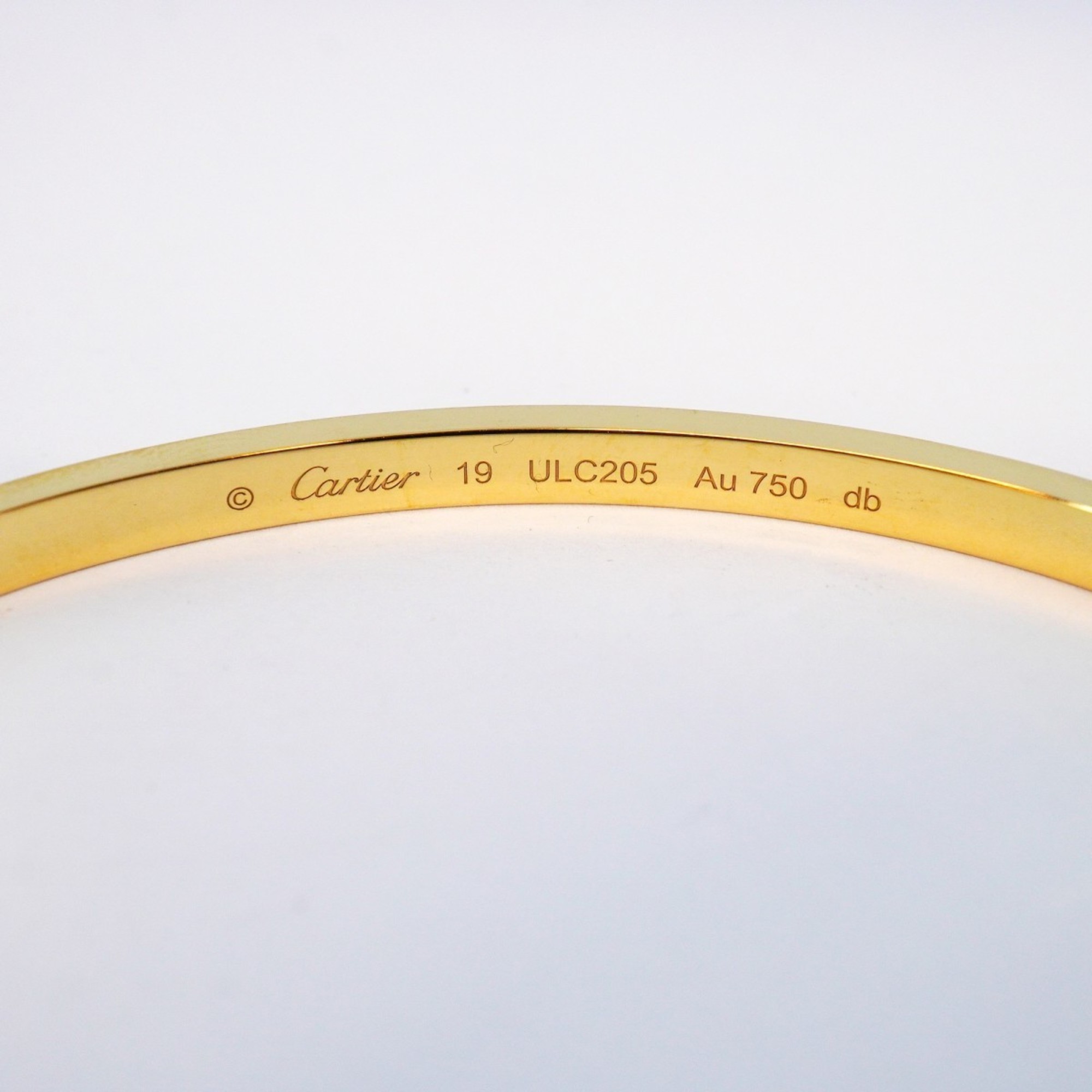 Cartier Bangle Love Bracelet K18YG Yellow Gold Men's Women's