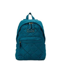 MARC JACOBS Quilted Backpack M0011321 Green Nylon Leather Women's