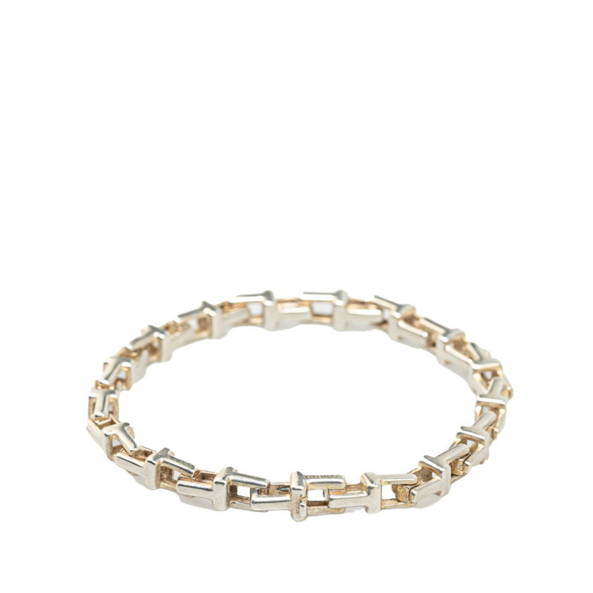 Tiffany T Narrow Bracelet SV925 Silver Women's TIFFANY&Co.