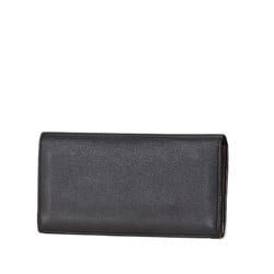 Cartier Must Line Long Wallet Black Leather Women's CARTIER