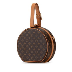 Louis Vuitton Monogram Petite Boite Chapeau Handbag Shoulder Bag M43514 Brown PVC Leather Women's LOUIS VUITTON