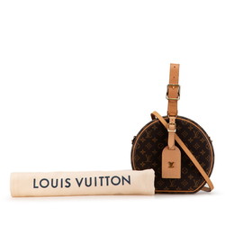 Louis Vuitton Monogram Petite Boite Chapeau Handbag Shoulder Bag M43514 Brown PVC Leather Women's LOUIS VUITTON