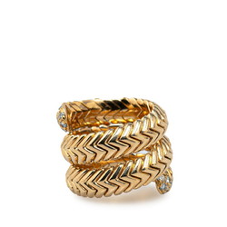 BVLGARI Spiga Ring, 18K Yellow Gold, for Women,