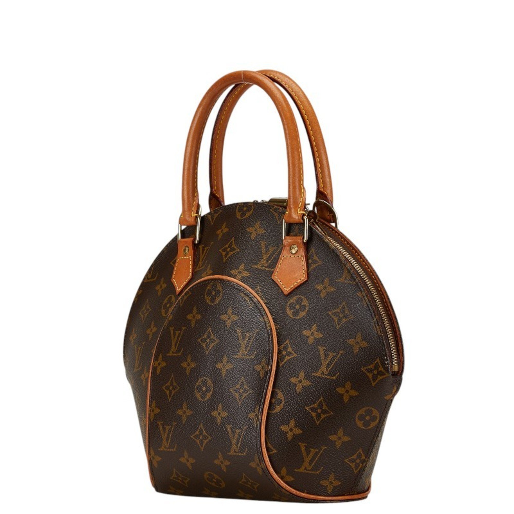 Louis Vuitton Monogram Ellipse PM Handbag M51127 Brown PVC Leather Women's LOUIS VUITTON