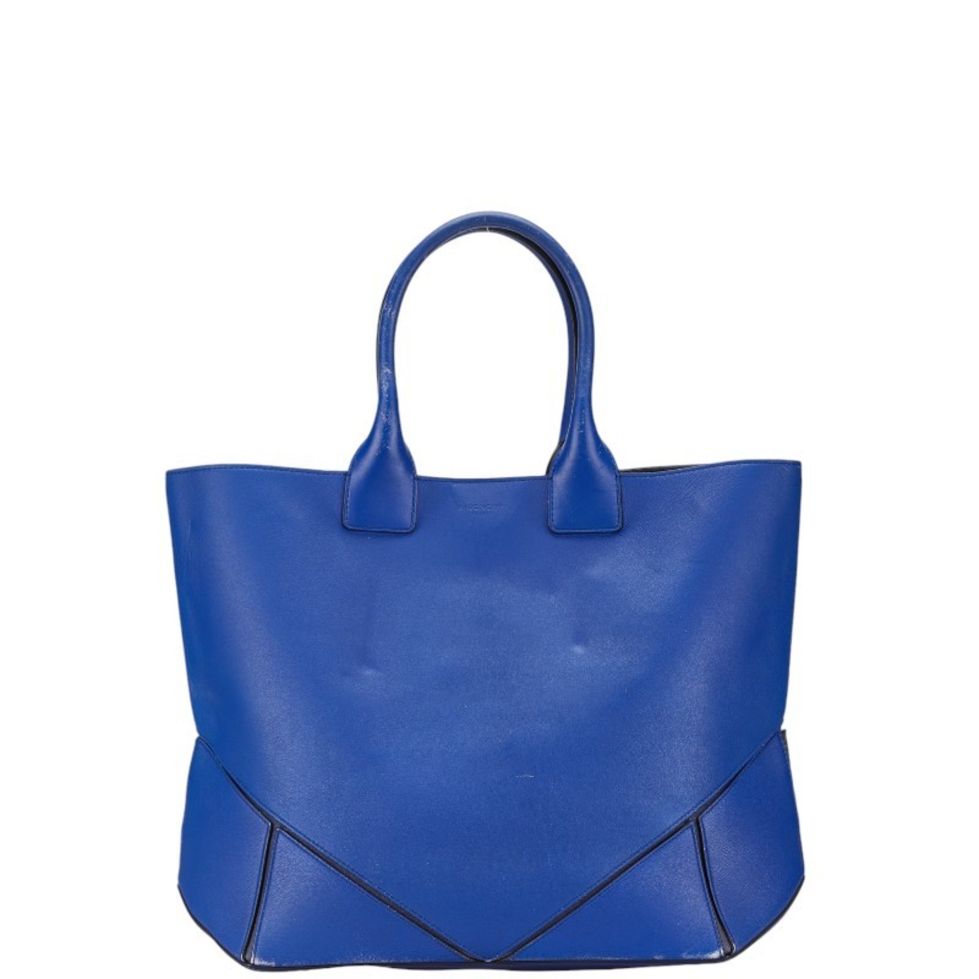 Givenchy handbag tote bag blue leather women's