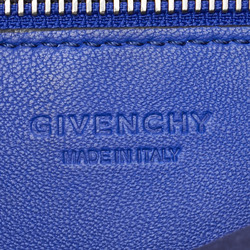 Givenchy handbag tote bag blue leather women's